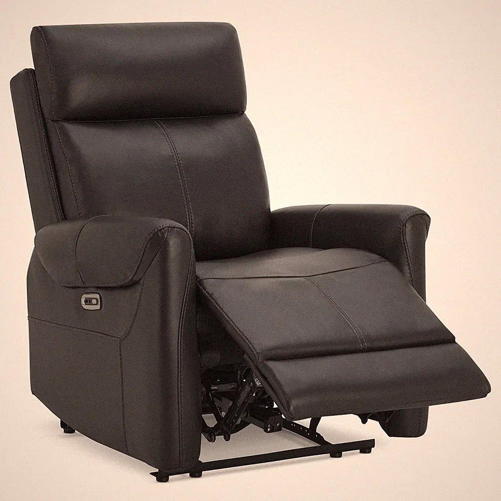 CHITA Faux Leather Power Recliner Chair with USB Type C, Wall Hugger RV Recliner