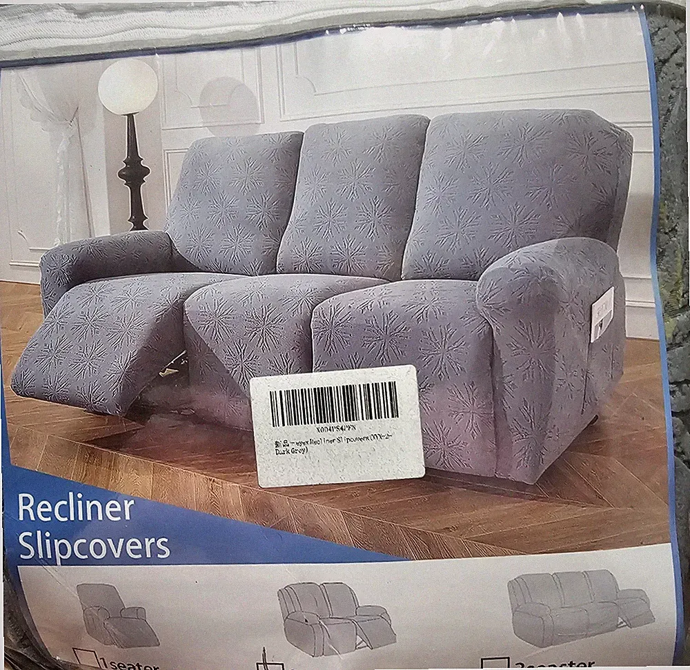 Loveseat Recliner Chair Cover Stretch Slipcover Anti-Slip Sofa Cover Home Decor