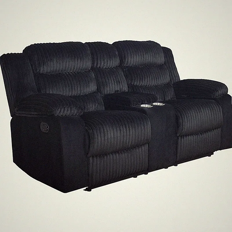 willow console loveseat with dual recliners